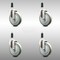 Service Caster 5 Inch 316SS Gray Polyurethane Swivel 1 Inch Expanding Stem Caster Set SCC SCC-SS316EX20S514-PPUB-1-4 - alternate 2
